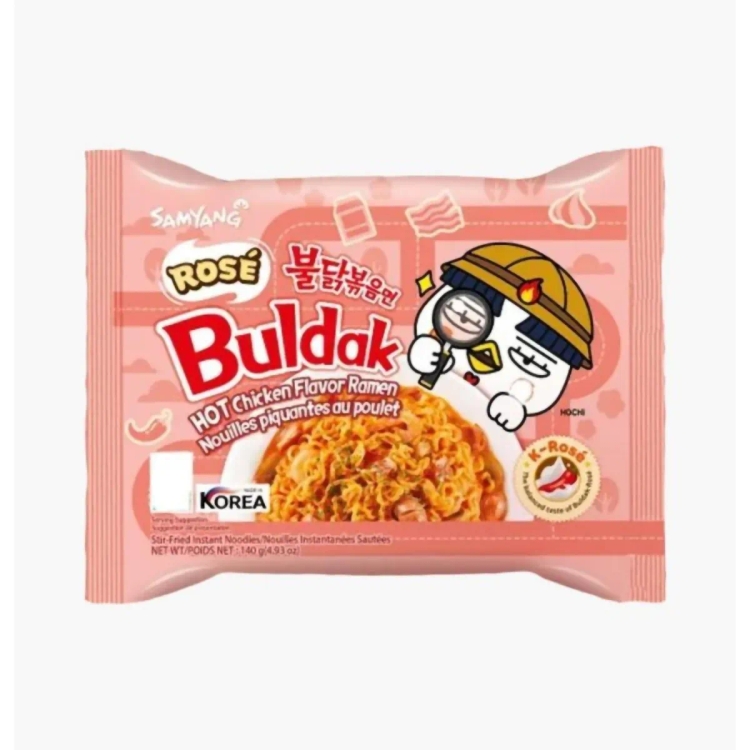 Sam Yang Buldak Rose Hot Chicken Flavour Ramen 140gm