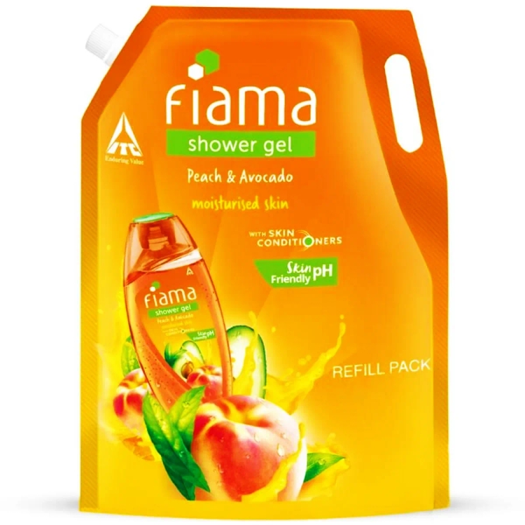 Fiama Peach & Avocado Shower Gel 1.5L Pouch