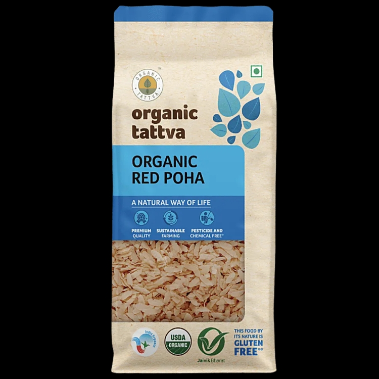 Organic Tattva Organic Red Poha 500g