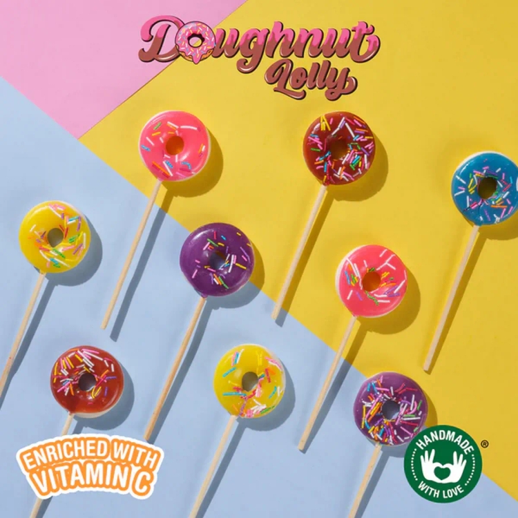 ZUBI THE FUN CANDY Doughnut Lolly 30g