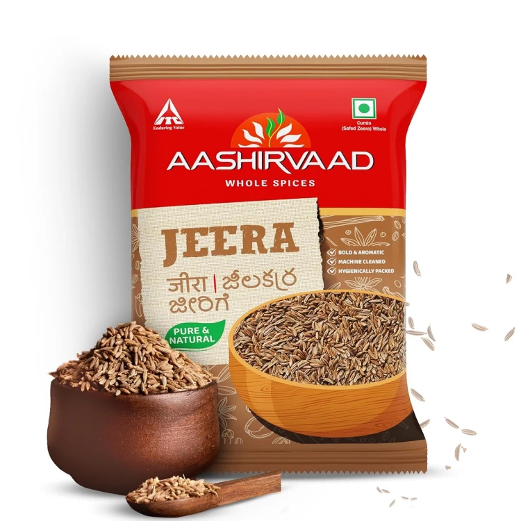 Aashirvaad Jeera Whole Seeds,100g