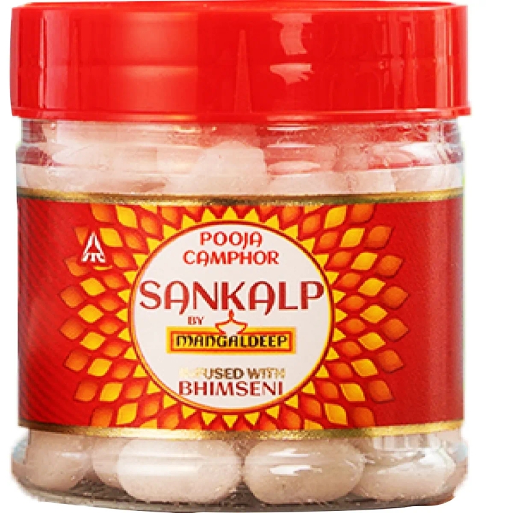 Mangaldeep Sankalp Pooja Camphor 50G