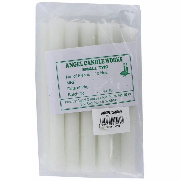 Angel Candle Small Two 10s