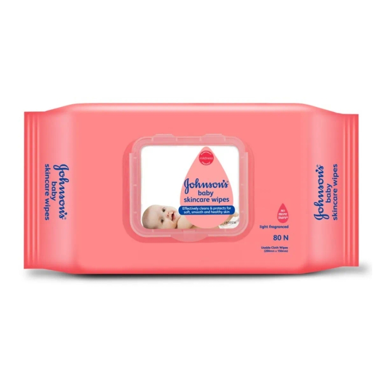 Johnson & Johnson Baby Wipes Skincare 72S
