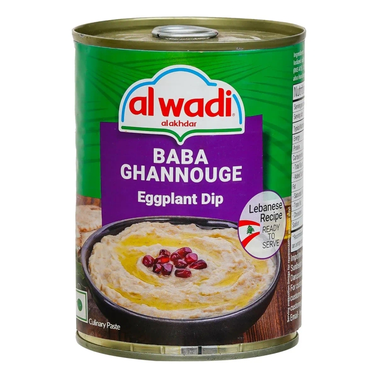 AL WADI Baba Ghannouge (Eggplant Dip) 385g