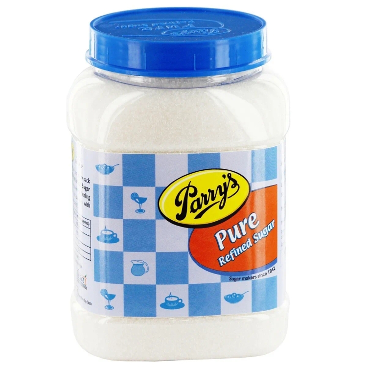 Parrys Pure Refined Sugar Jar 1kg