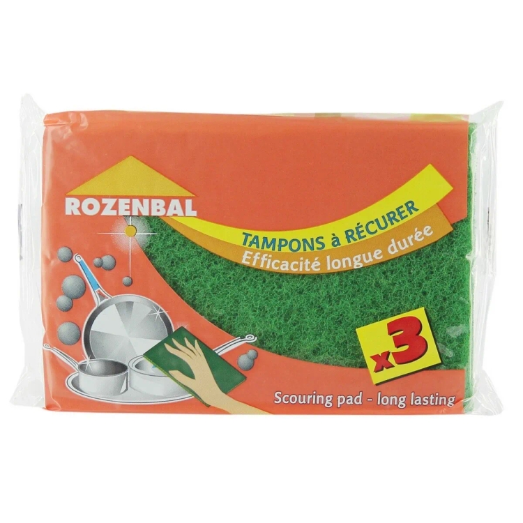 Rozenbal Scouring Padgreen 3 Units