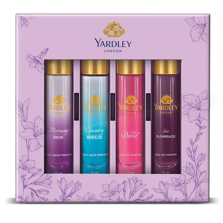 Yardley London Luxury Perfume Gift Set 18Ml X 4 'S