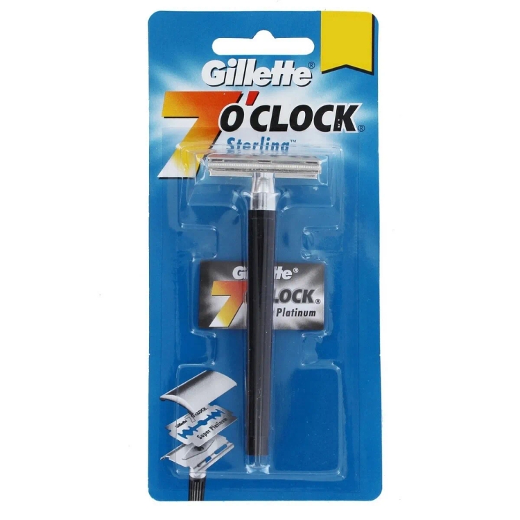 Gillette Razor 7 OClock Sterlina