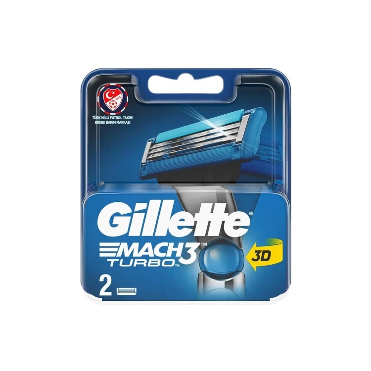Gillette Cartridge Mach3 Turbo 2s
