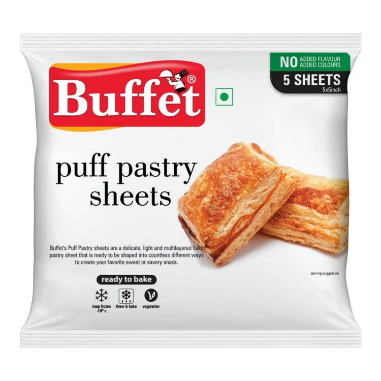 Buffet Puff Pastry Sheets 300gm