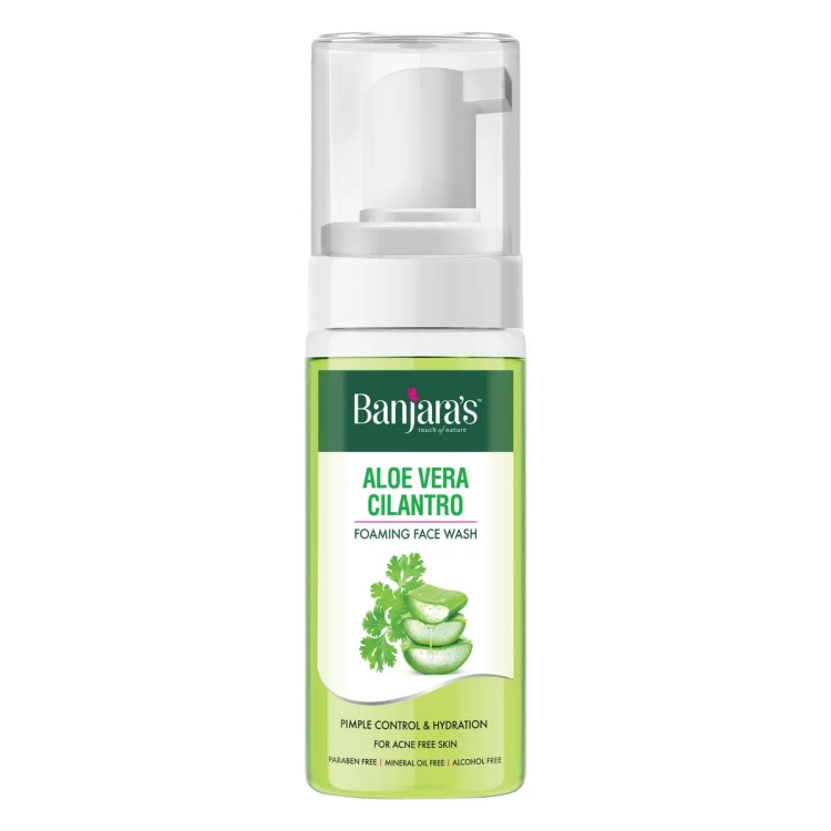 Banjara's Aloe Vera Cilantro Foaming Face Wash 150Ml