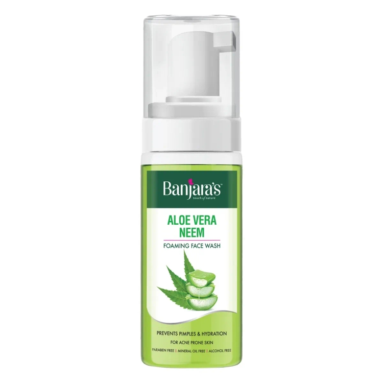 Banjara's Aloe Vera Neem Foaming Face Wash 150Ml