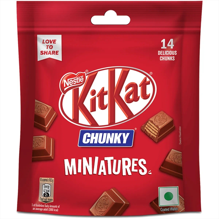 Kit Kat Chunky Miniatures 147gm