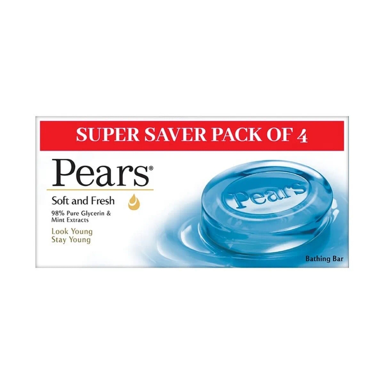 Pears Soap Soft & Fresh 125g 3+1