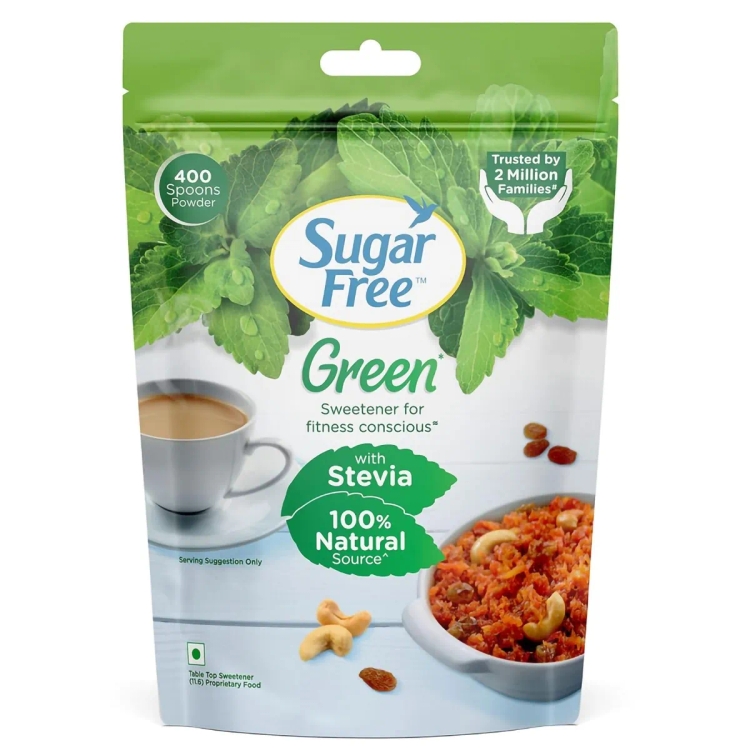 Sugar Free Green Stevia Pouch 400 g
