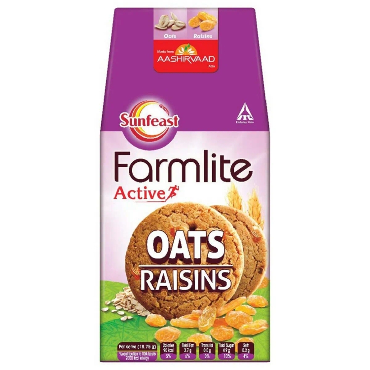 Sunfeast Farmlite Oats & Raisins Buscuit 150g
