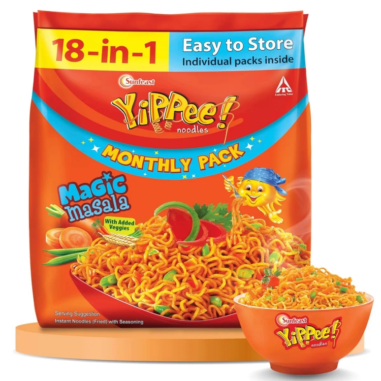 Sunfeast YiPPee Magic Masala, Long,  Noodles| 1260g