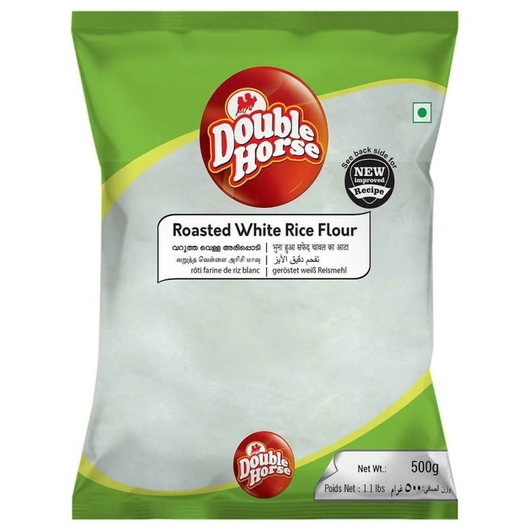 Double Horse Roasted White Rice Flour 500g