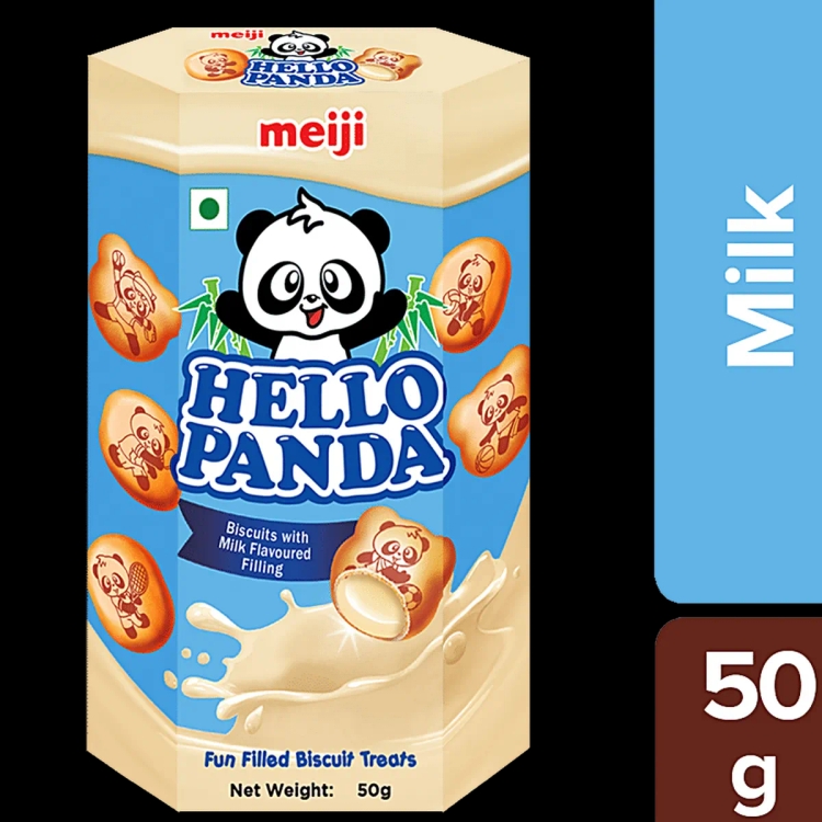 Meiji Hello Panda Milk Biscuits 50g