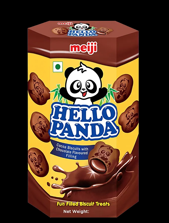 Meiji Hello Panda Choco Biscuits With Chocolate 43g