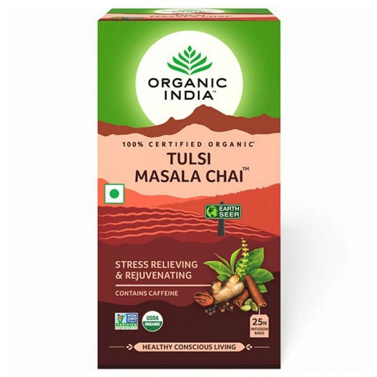 Organic India Tulsi Masala Chai Tea Bag 25s