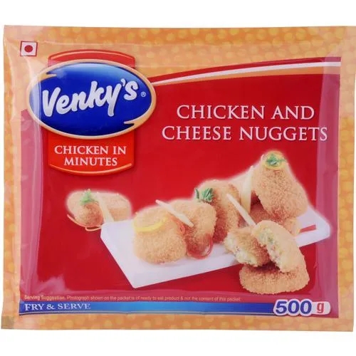 Venkys Chicken & Cheese Nuggets 500g