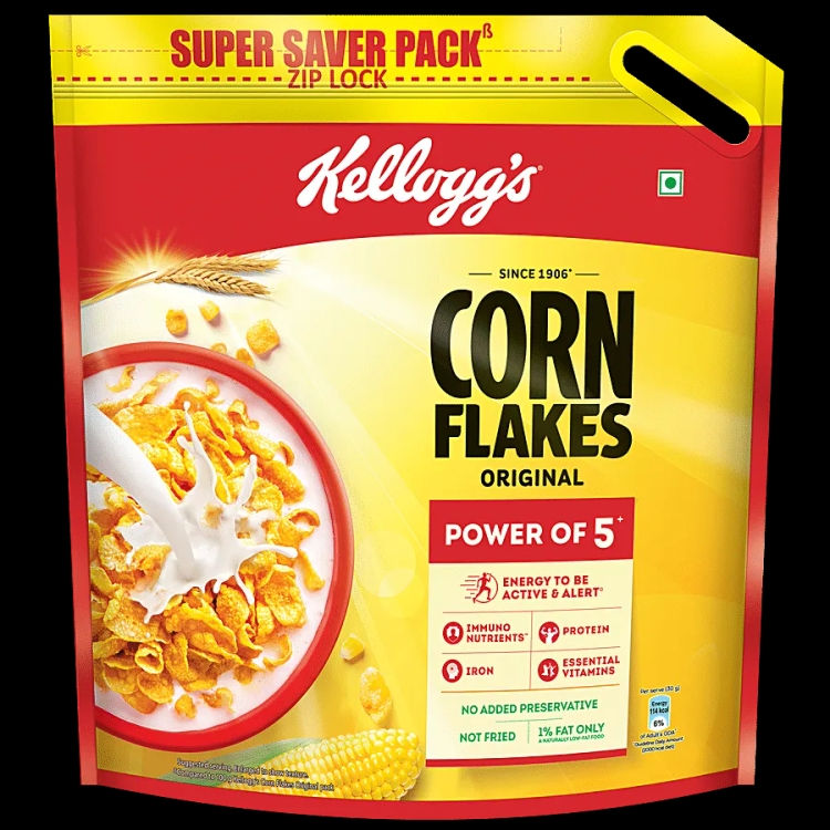 Kelloggs Corn Flakes 875gm Pouch