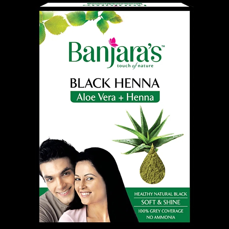 Banjaras Henna Black Alovera 50gm