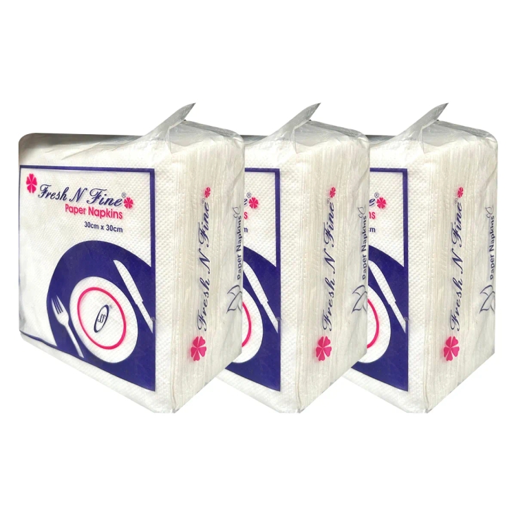 Fresh N Fine Paper Napkin 30 X 30Cm 100'S Offer
