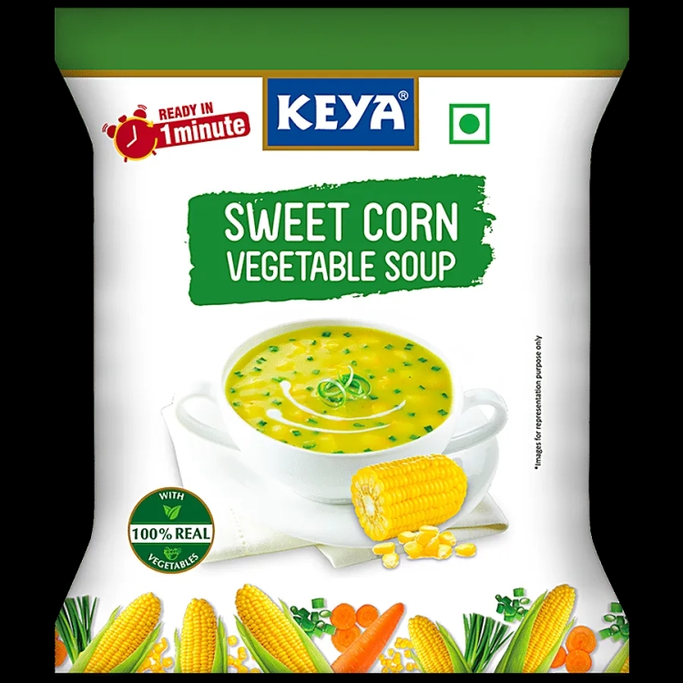 Keya Instant Soup Sweet Corn Vegetable 12G