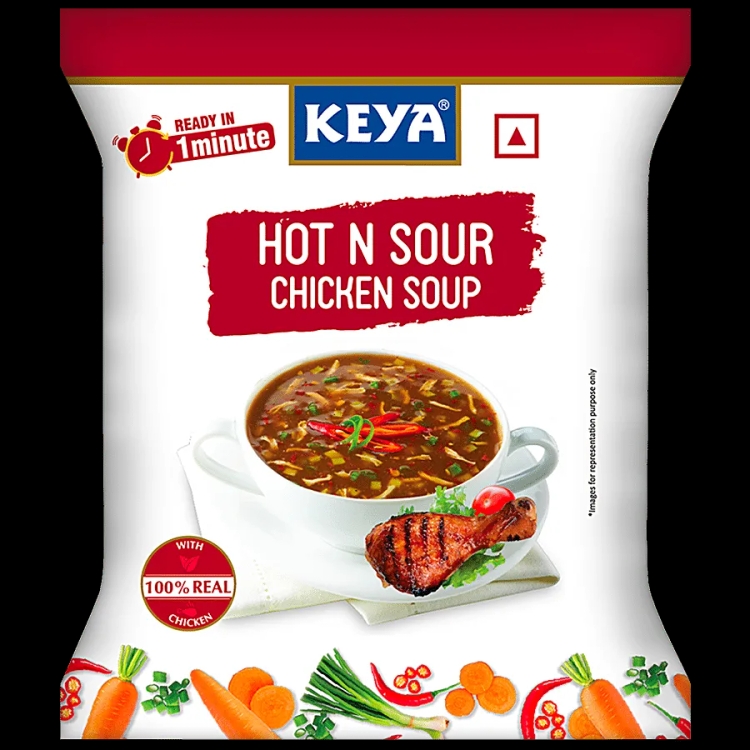 Keya Instant Soup Hot & Sour Chicken 13g