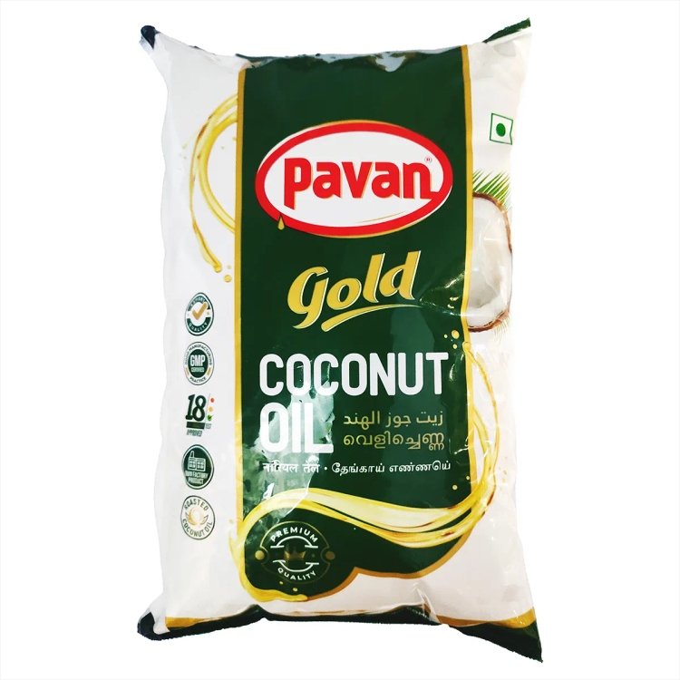 Pavan Coconut Oil 1 Ltr Pouch