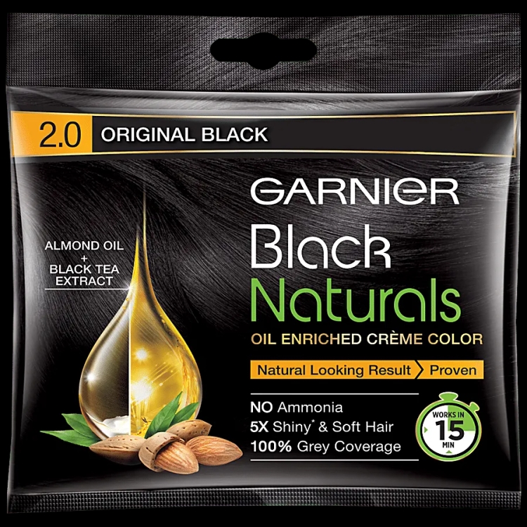 Garnier Hair Color Black Naturals Original Black 20g