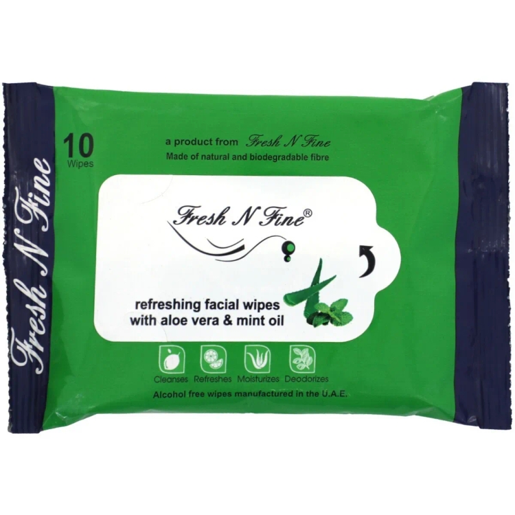 Fresh N Fine Refreshing Wet Tissue 10pcs