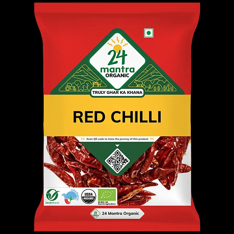 24 Mantra Organic Red Chilly 100g