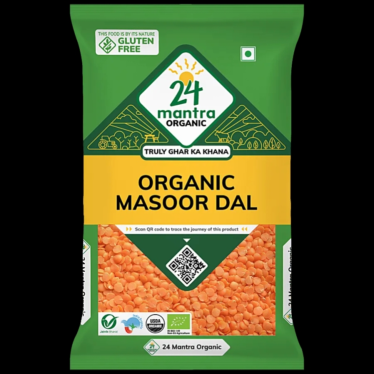 24 Mantra Organic Masoor Dal 500g