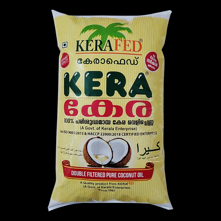 Kera Double Filtered Coconut Oil Pouch 1 Liter