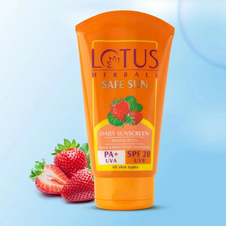 Lotus Herbals Sun Block Safe Sun Cream SPF 20 100g