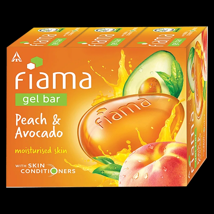 Fiama Di Wills Soap Peach & Avocado 125g 3s