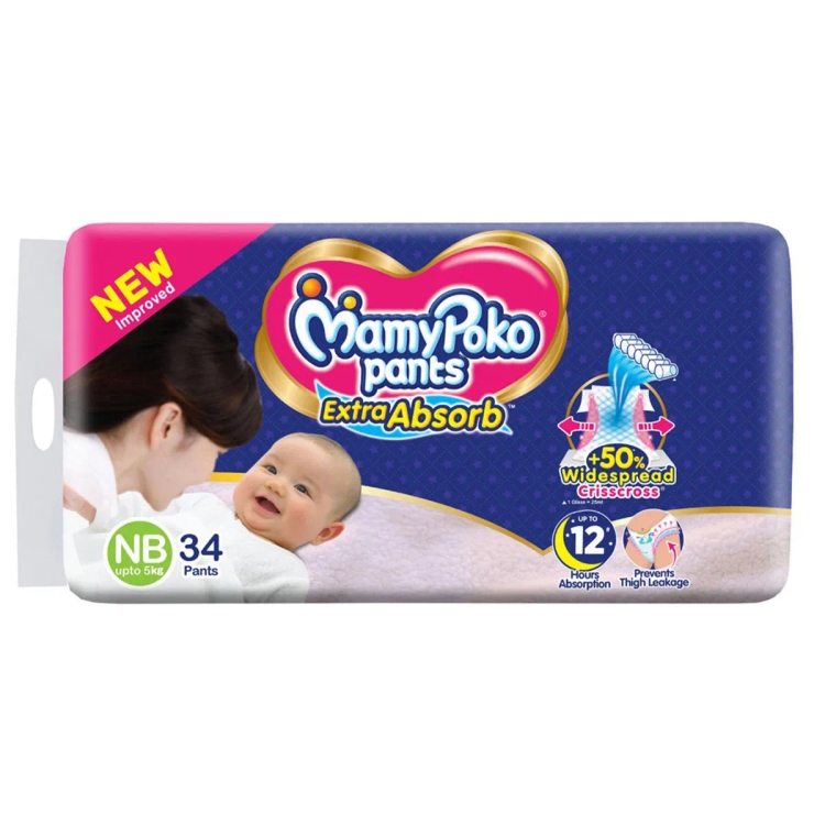 MamyPoko Pants New Baby 34s