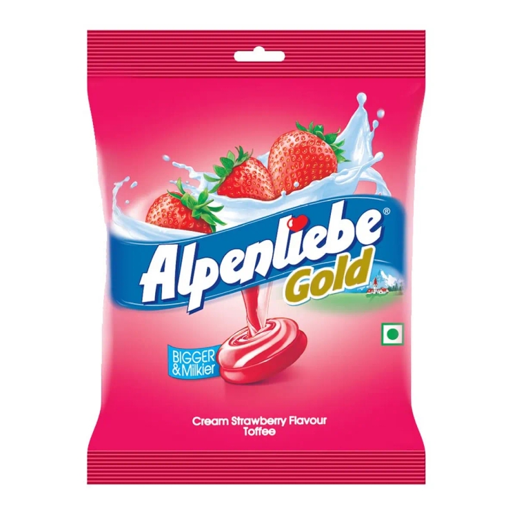 Alpenliebe Gold Cream Strawberry 324g