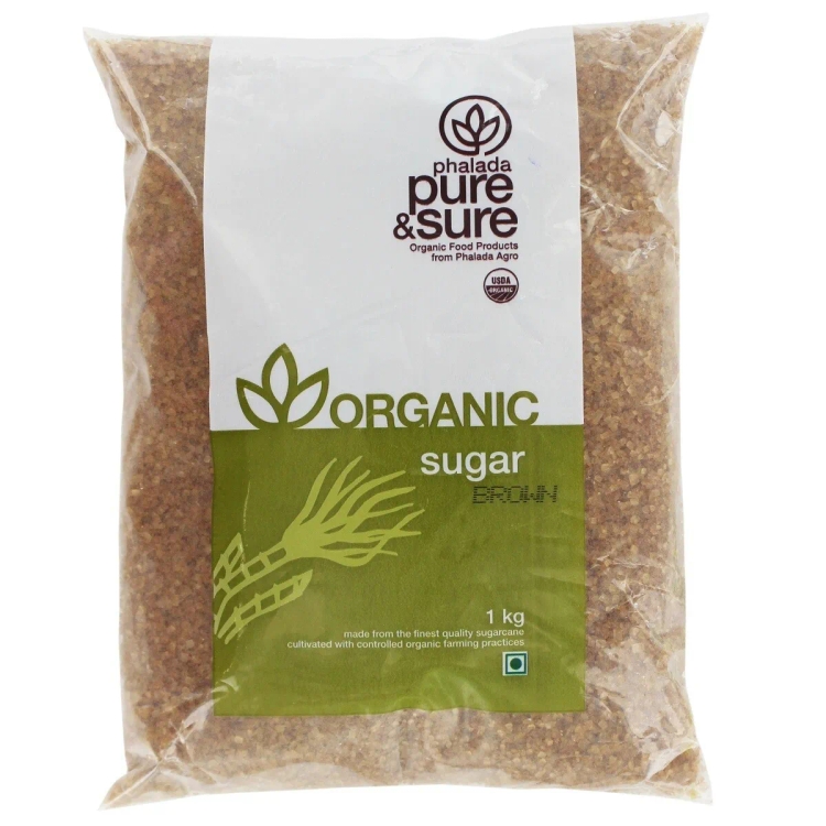 Pure & Sure Organic Brown Sugar 1kg