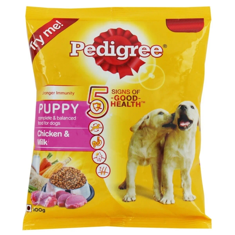 Pedigree Dog Food Chicken & Milk Puppy 90G