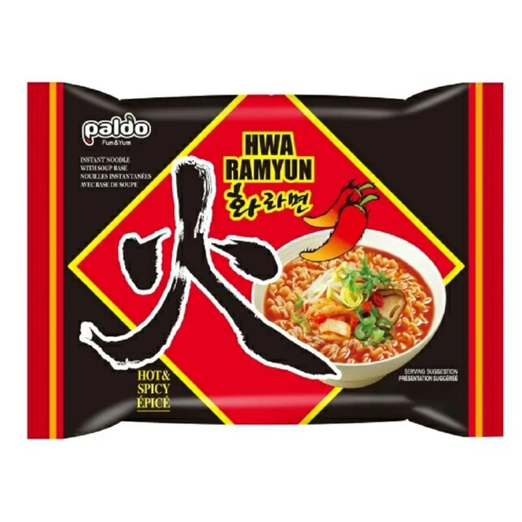 Paldo HWA Ramyun Noodles, 120 grams