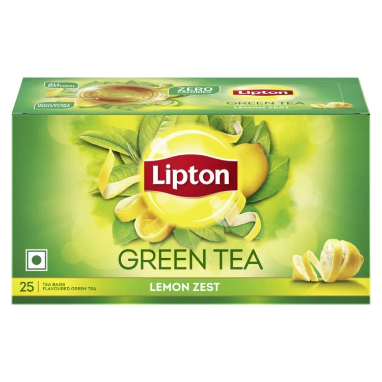 Lipton Green Tea Lemon Zest 25 Tea Bags