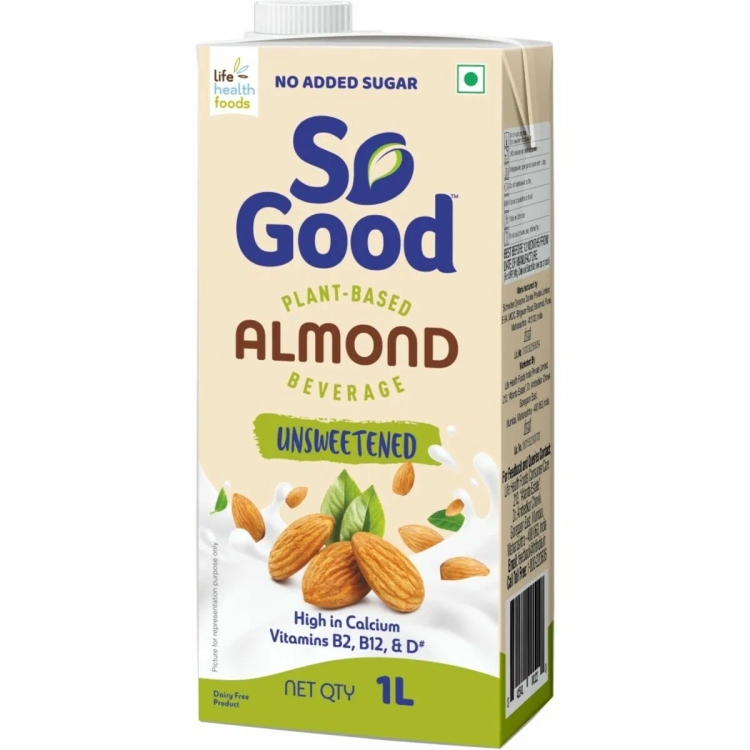 So Good Milk Almond Natural 1 Liter