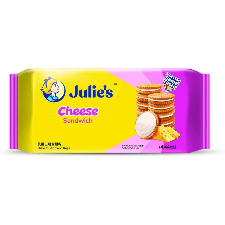 Julie's Cheese Sandwich Biscuits, 126g