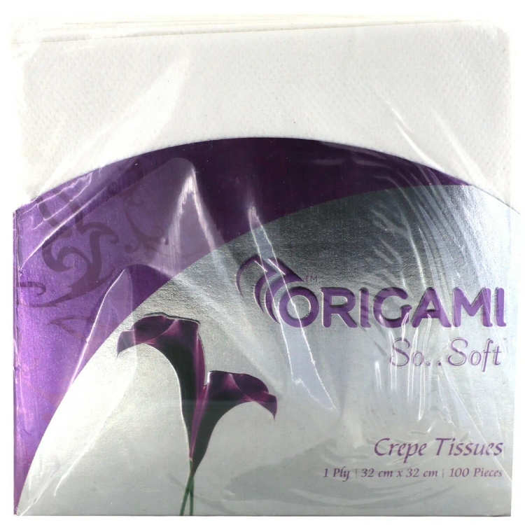 So Soft Crepe Tissues 1 Ply 32 Cm X 32 Cm 100'S