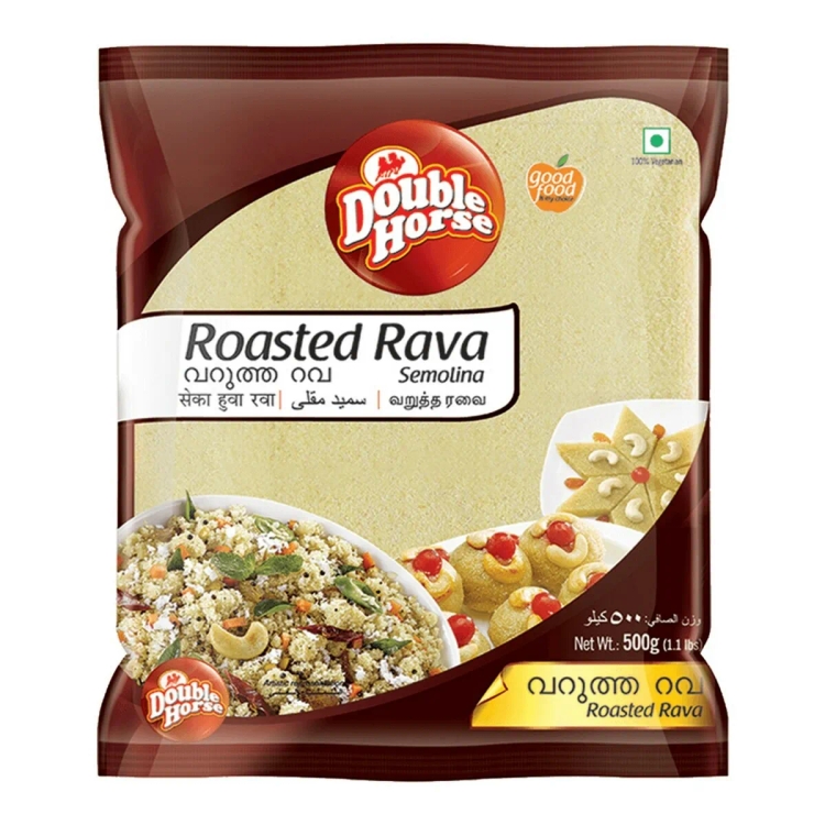Double Horse Fried Rava 500g